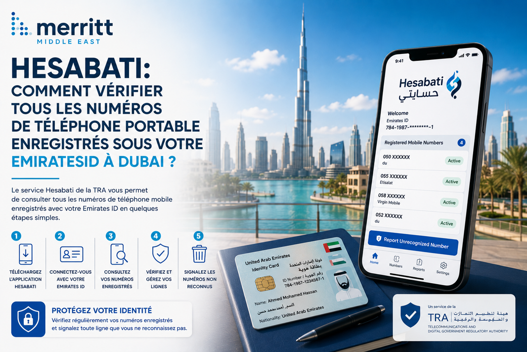 Hesabati: Comment vérifier tous les numéros de téléphone portable enregistrés sous votre EmiratesID à Dubai?