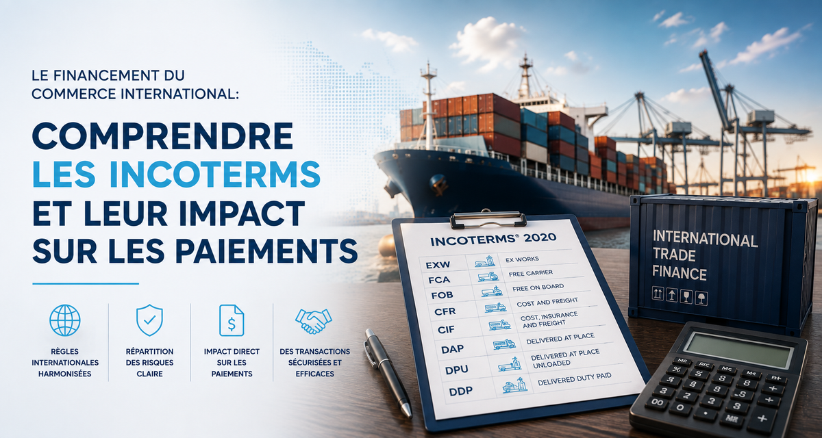 Le financement du commerce international: comprendre les Incoterms et leur impact sur les paiements