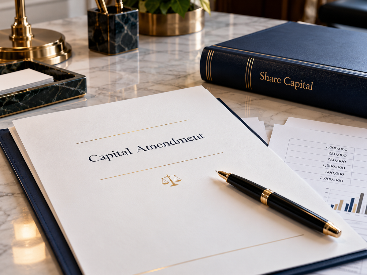 Augmentation ou diminution du capital de la société