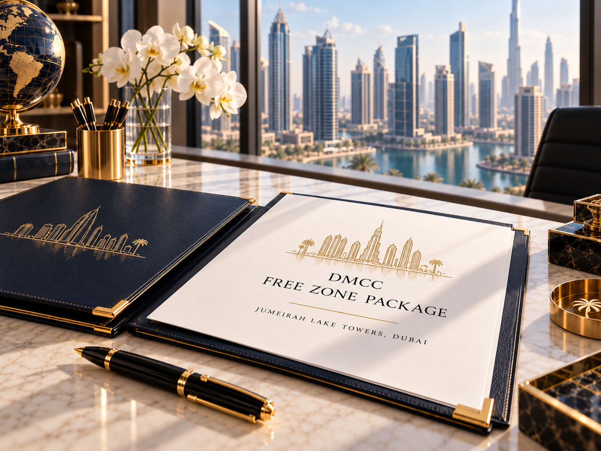 Package Free-Zone DMCC Jumeirah Lake Towers Dubai