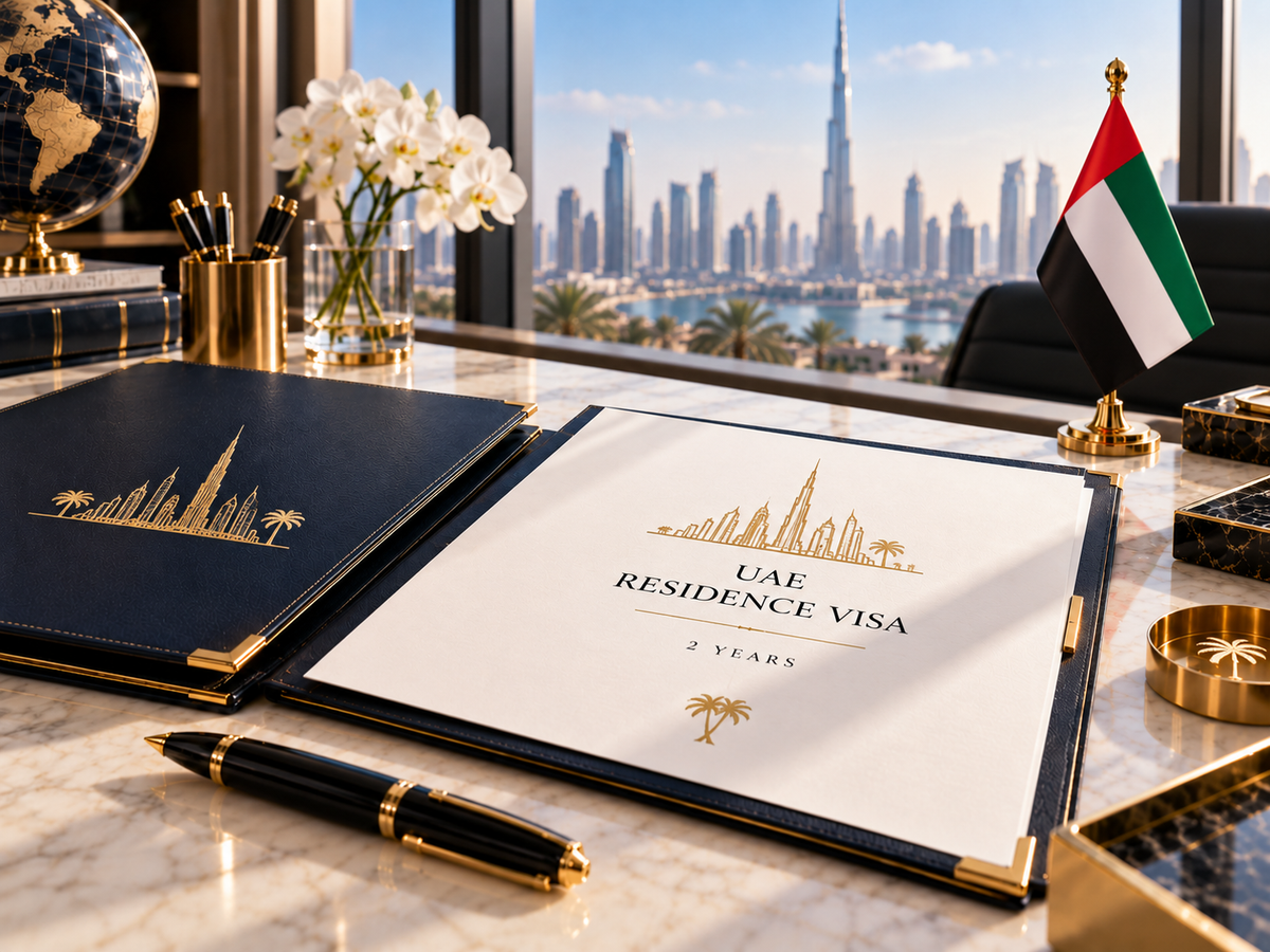 Visa de résidence (2 ans) pour les Emirats Arabes Unis